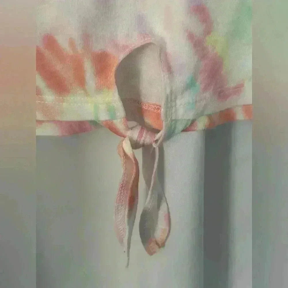 The Children's Place Girls Gymnastics Tee and Girls Tie Dye Tank Top (609)